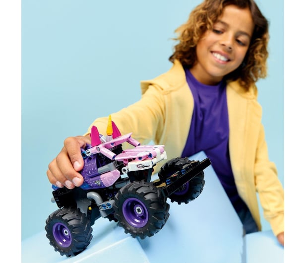 LEGO Technic 42220 Monster Jam Sparkle Smash z napędem pull-back - 1473446 - zdjęcie 6